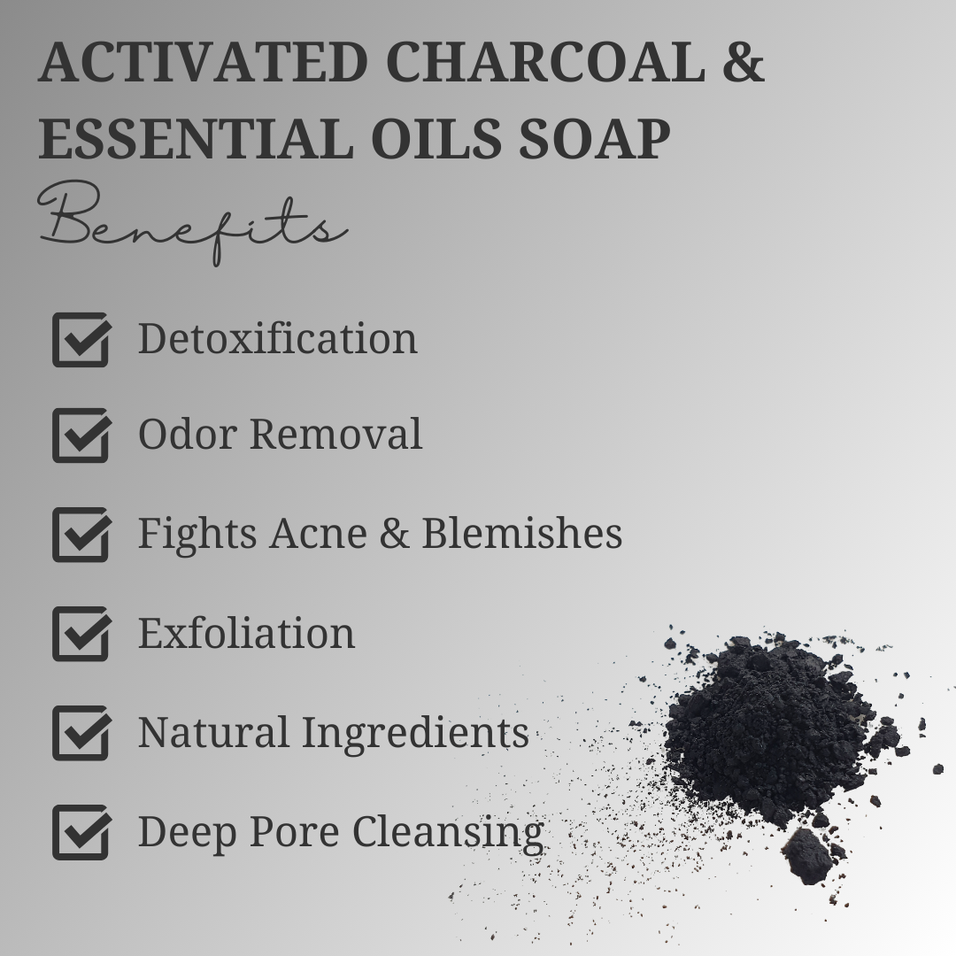 Activated Charcoal & Goat's Milk Soap - 4 oz
