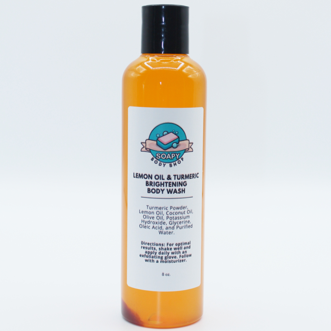 Lemon Oil & Turmeric Body Wash - 8 oz