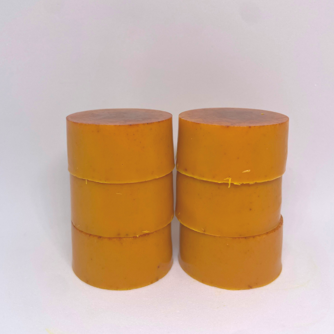Turmeric & Lemon Oil Kojic Acid Brightening Soap - 6 Pack (1 Oz Each)