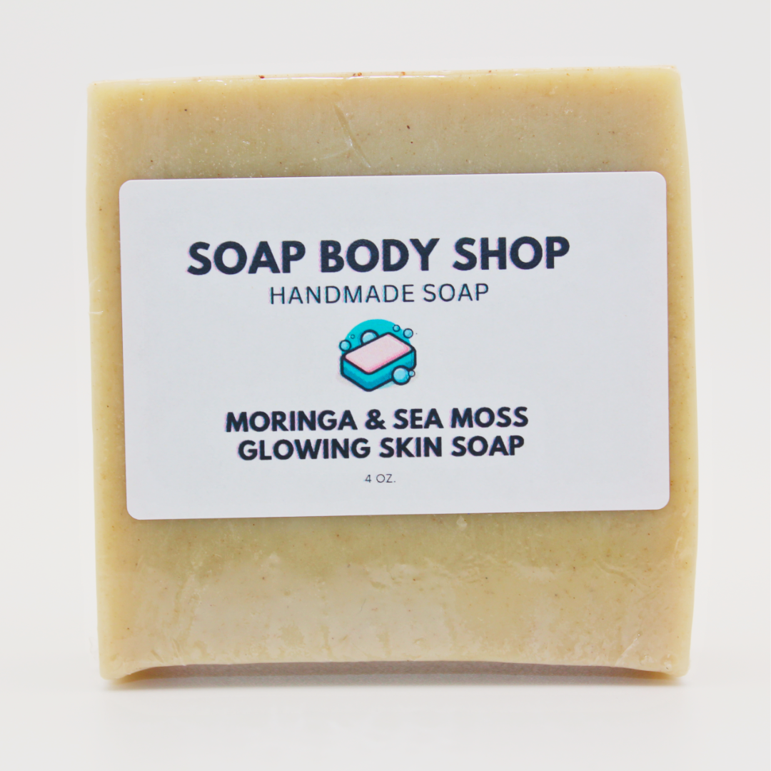 Moringa & Sea Moss, Charcoal Peppermint & Tea Tree, Turmeric & Frankincense β 4 oz Each