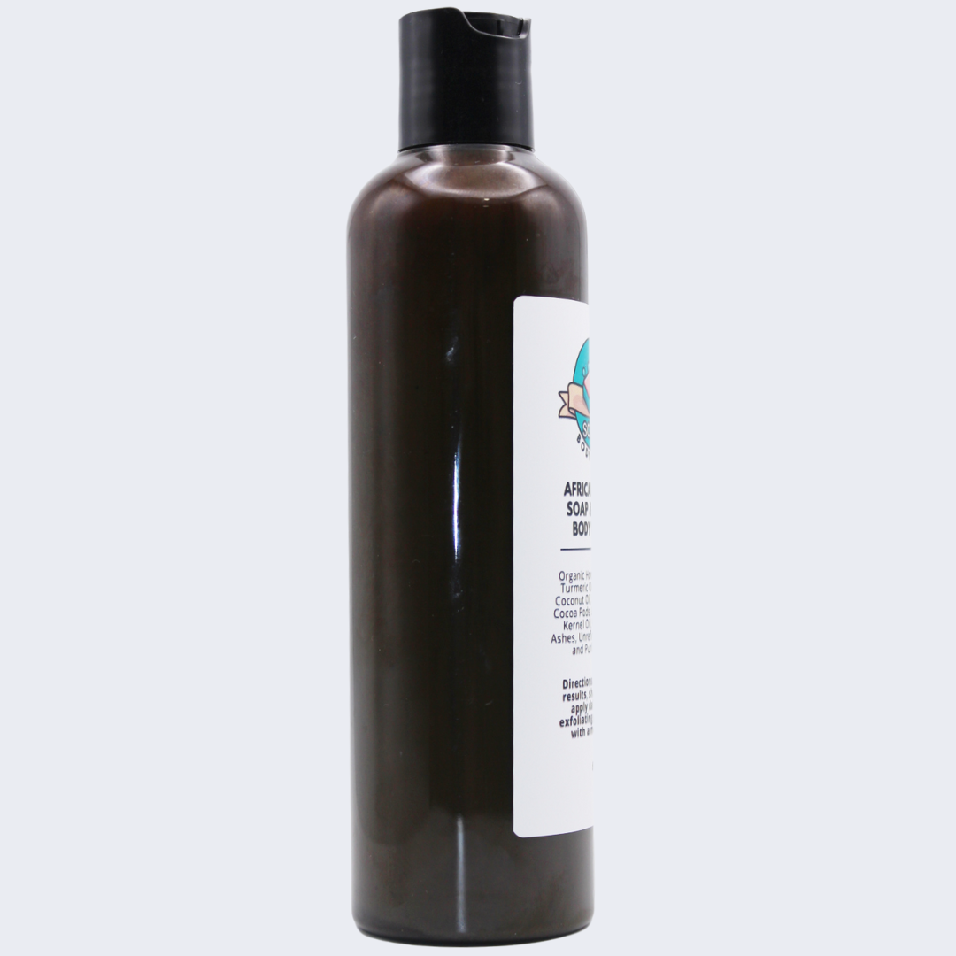 Raw African Black Soap & Honey Body Wash - 8oz