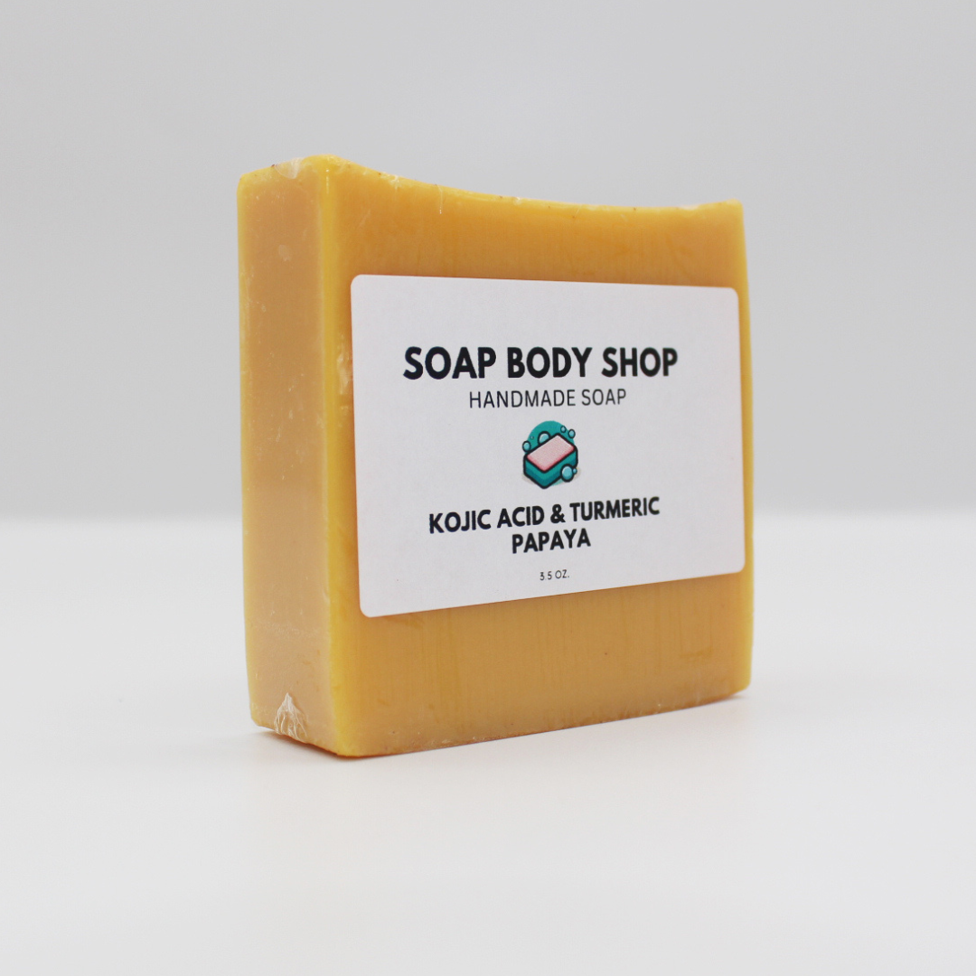 Turmeric Kojic & Papaya Oil Soap, Unscented 3.5 oz