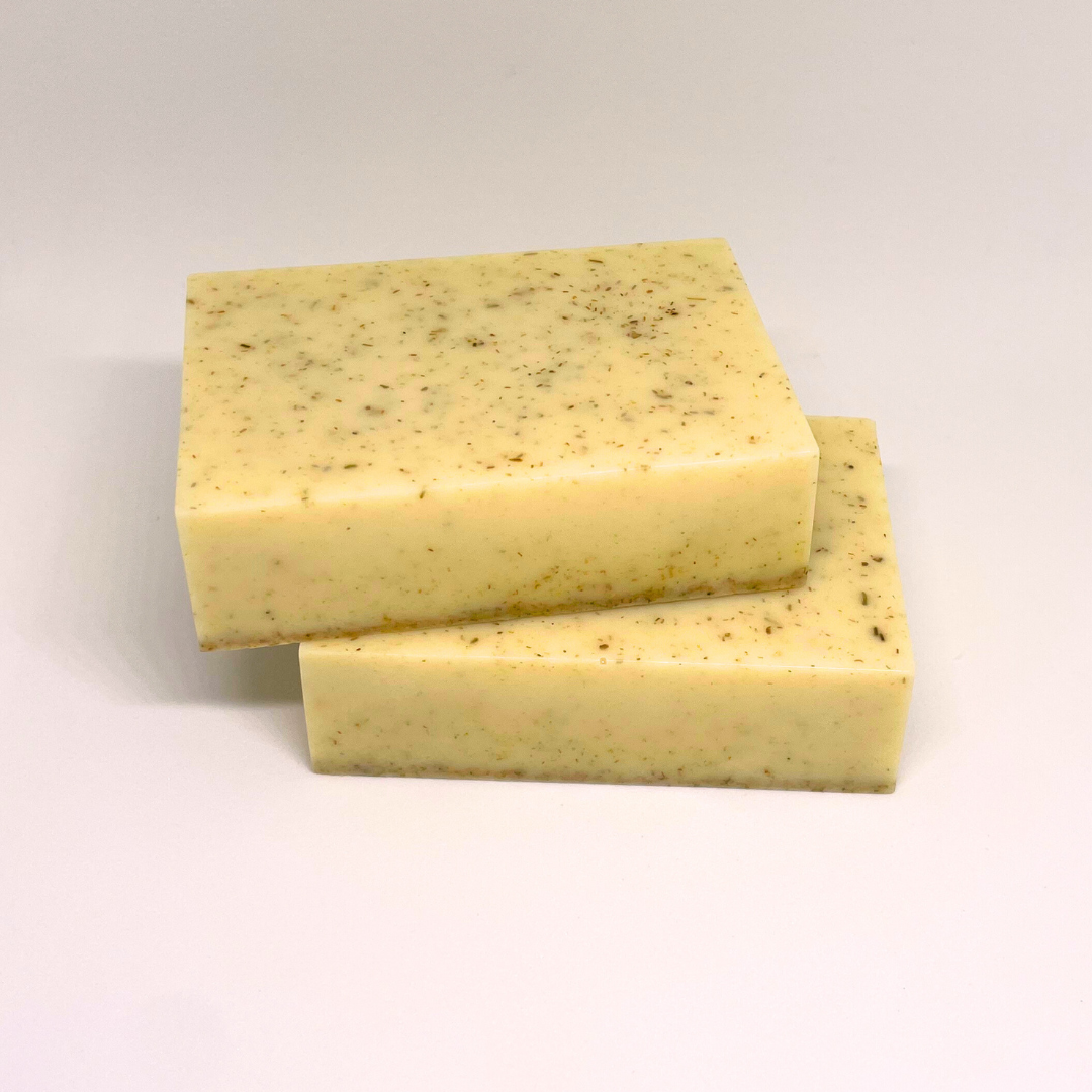 Lavender & Chamomile, Charcoal & Tea Tree, Turmeric & Lemon Kojic Acid– 3 Piece Handmade Soap Set, Essential Oils, Goat’s Milk Soap, 4 oz