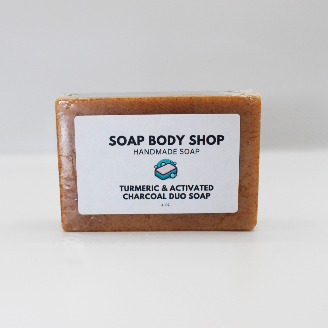 Activated Charcoal & Turmeric Soap Bar, 4oz