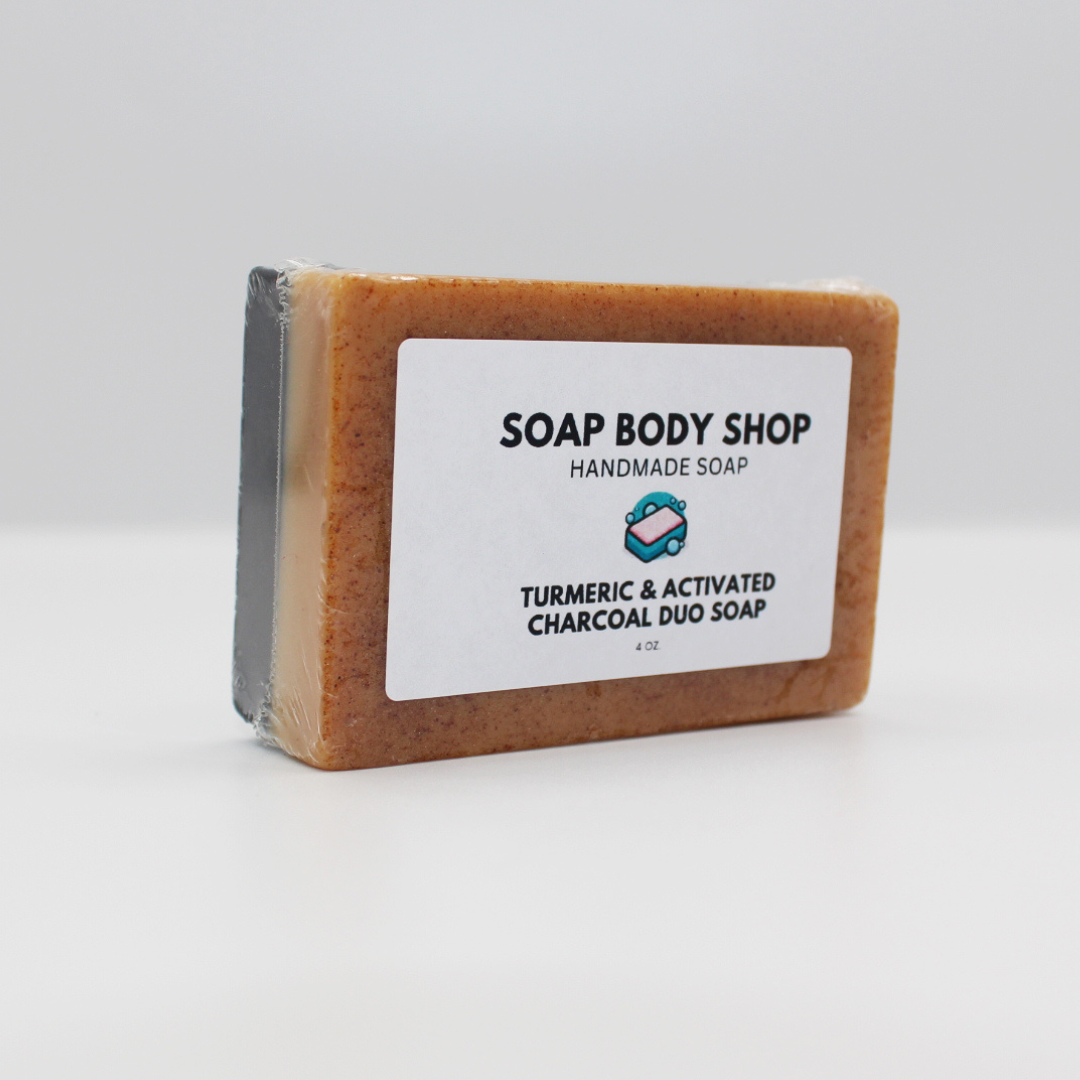 Activated Charcoal & Turmeric Soap Bar, 4oz