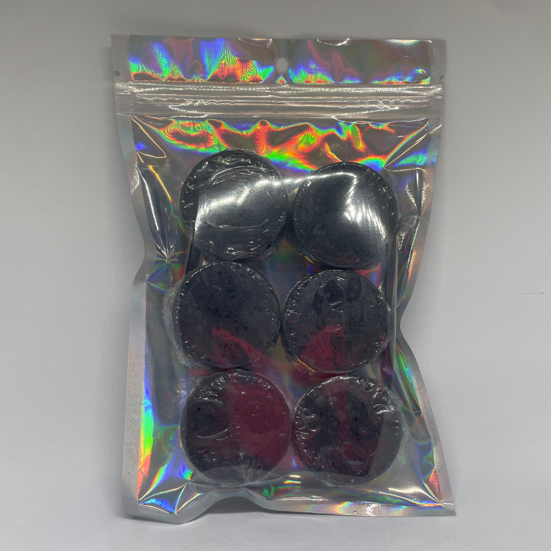Activated Charcoal Detox Soap - 6 Pack (1 oz Each)