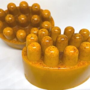 Turmeric & Lemon Oil Kojic Acid Brightening Massage Bar - 2 Pack (5 oz Each)