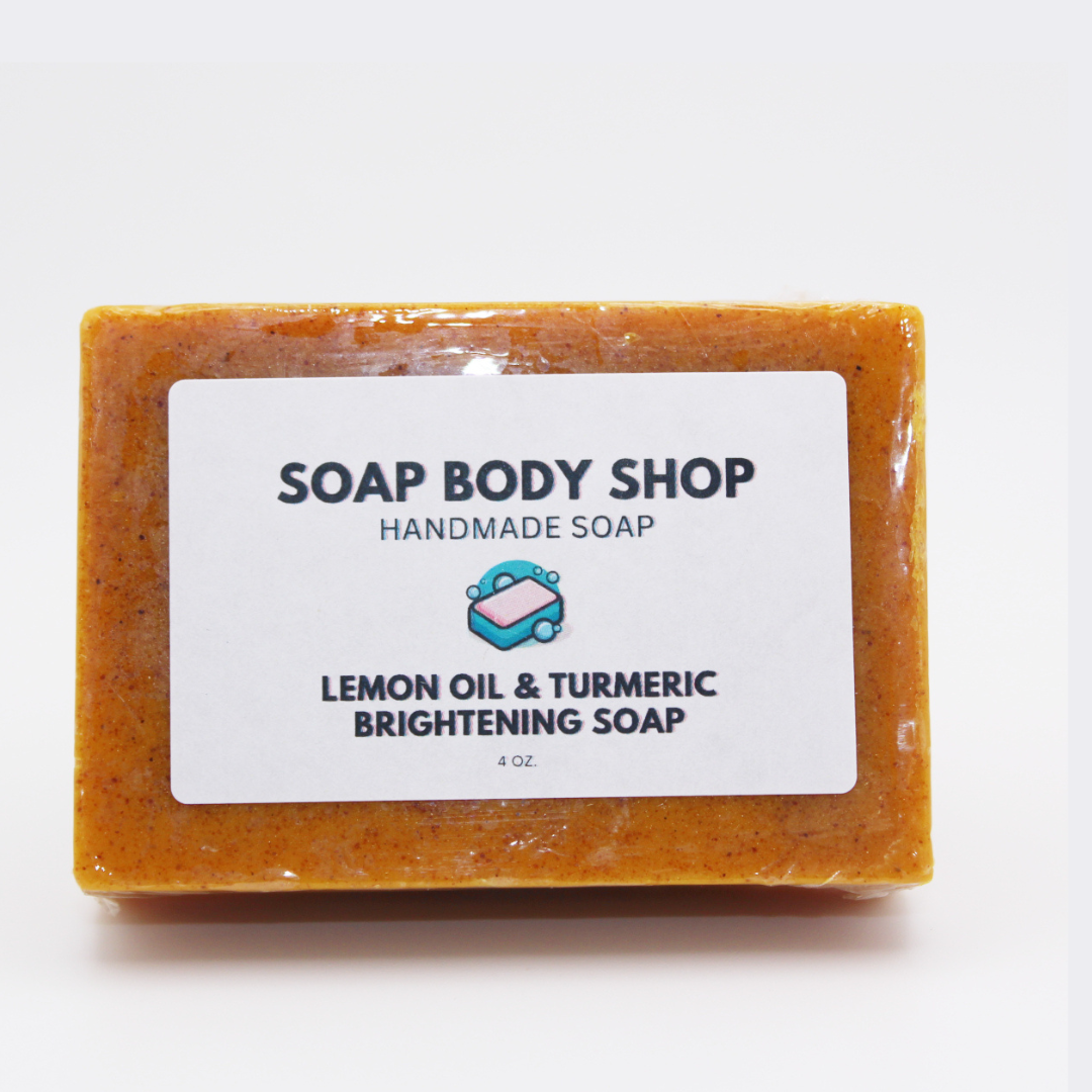 6-Piece Turmeric Soap Bar Set (No Kojic Acid) - 4oz Each