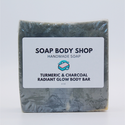 Turmeric & Charcoal Radiant Glow Body Bar - 4 oz