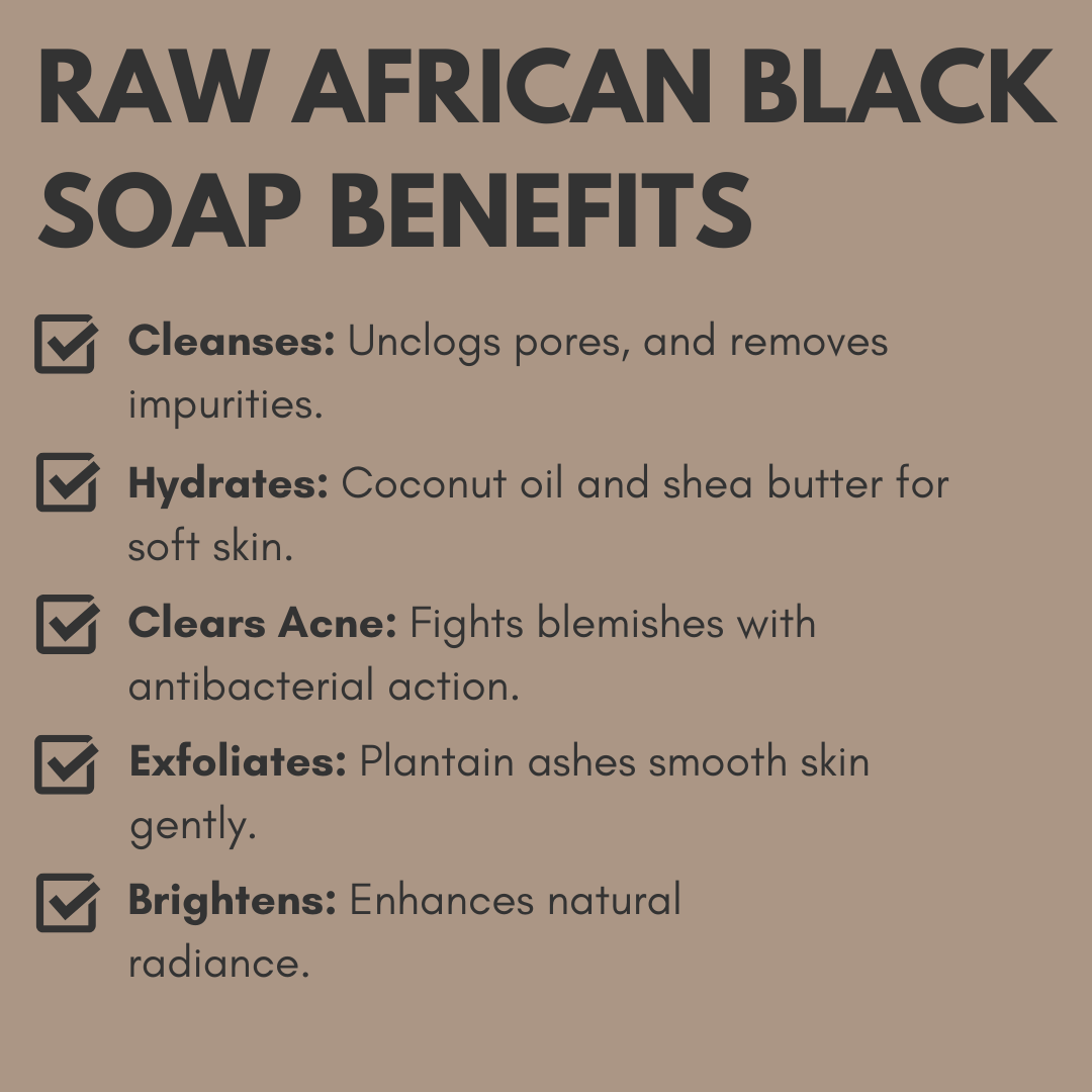 Raw African Black Soap & Honey Body Wash - 8oz