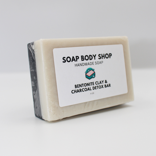 Bentonite Clay & Activated Charcoal Soap – 4 oz