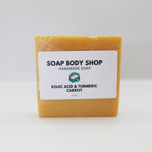 Turmeric Kojic & Carrot Oil Soap, Unscented 3.5 oz