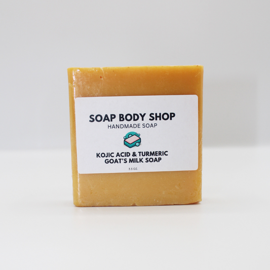 Kojic Acid & Goat’s Milk Soap – Unscented, Simpler, Lighter Formula, 3.5 oz