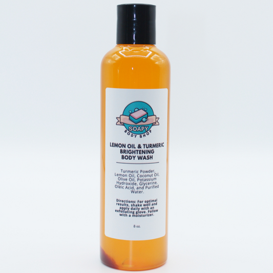 Lemon Oil & Turmeric Body Wash - 8 oz