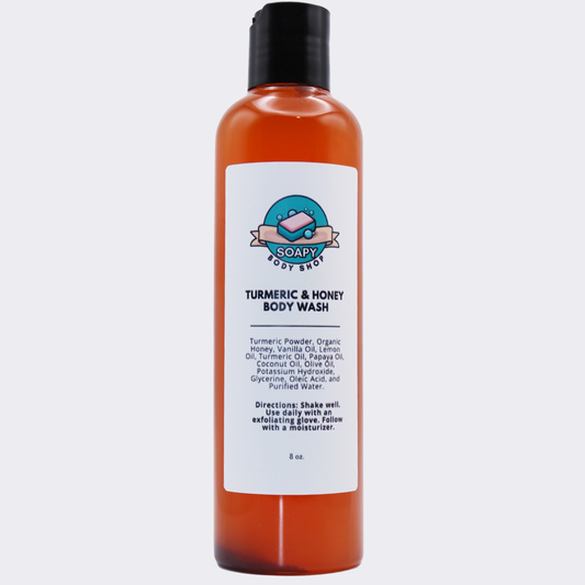 Turmeric & Honey Brightening Body Wash - 8oz