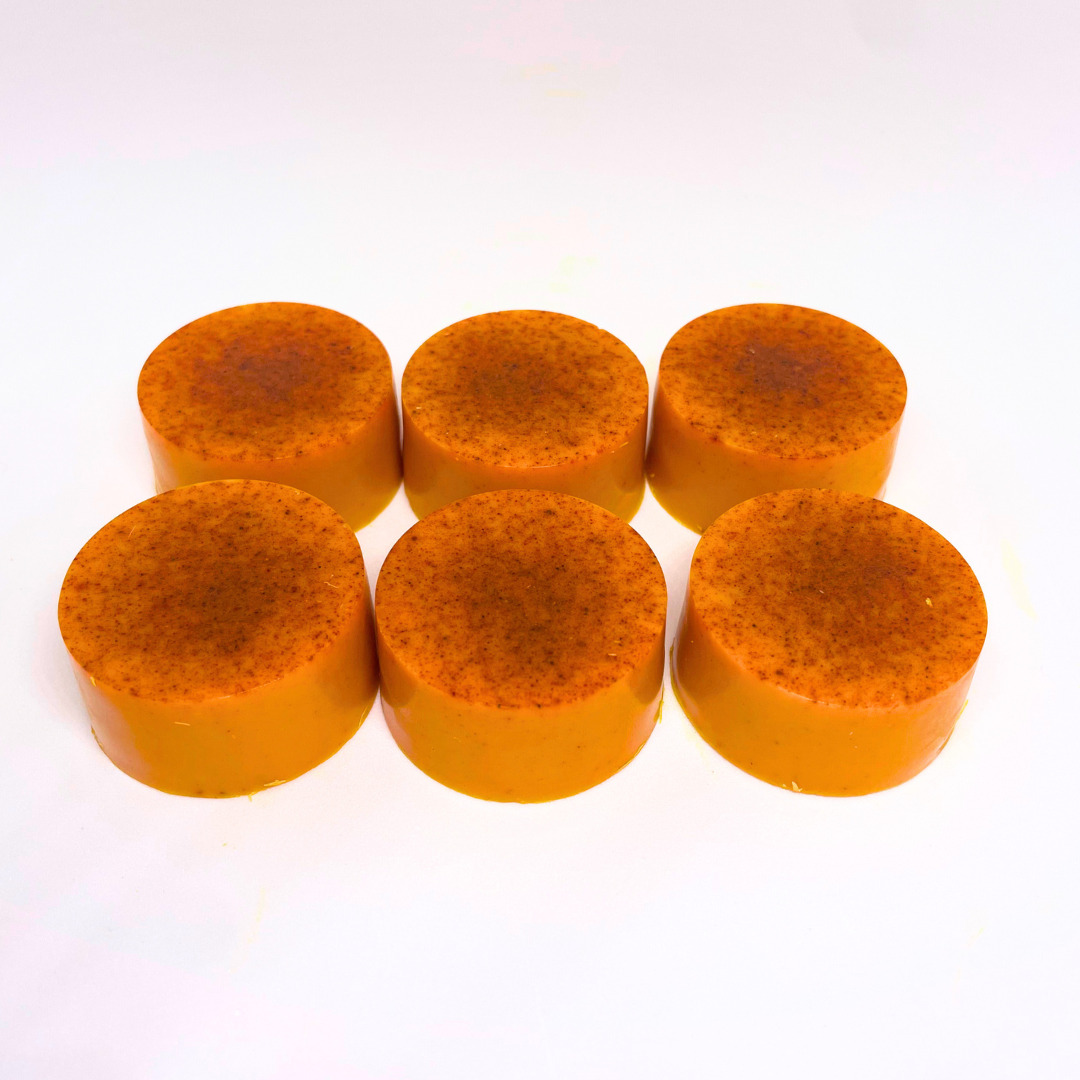 Turmeric & Lemon Oil Kojic Acid Brightening Soap - 6 Pack (1 Oz Each)