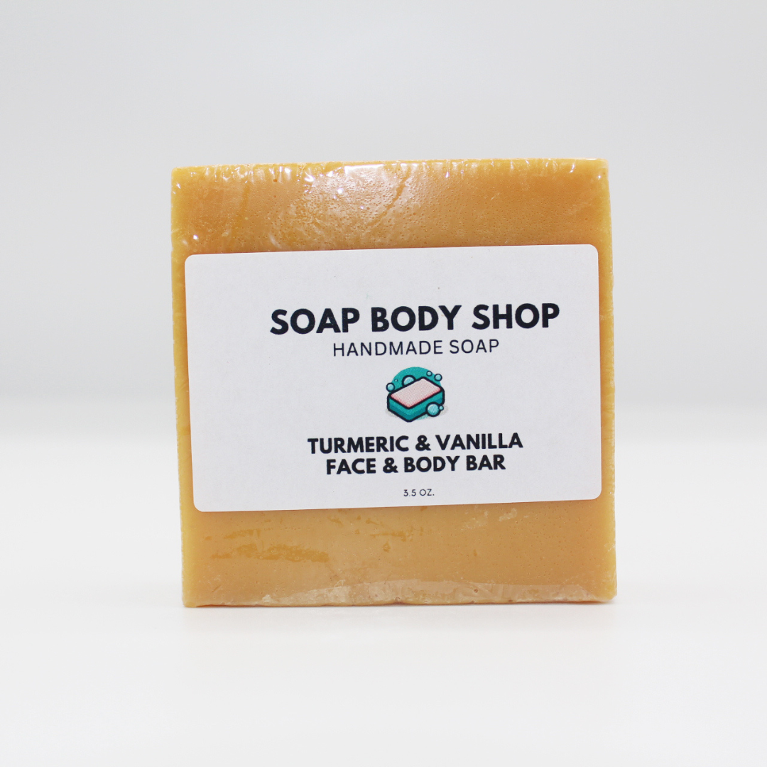 Turmeric Soaps - 6 Pack - Lavender, Cinnamon, Vanilla, Frankincense, Ylang Ylang, Jasmine - Gentle Formula, No Kojic Acid3.5 oz