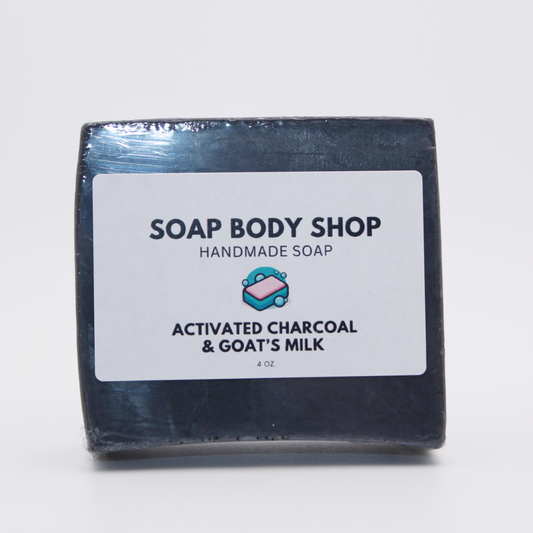 Activated Charcoal & Goat's Milk Soap - 4 oz