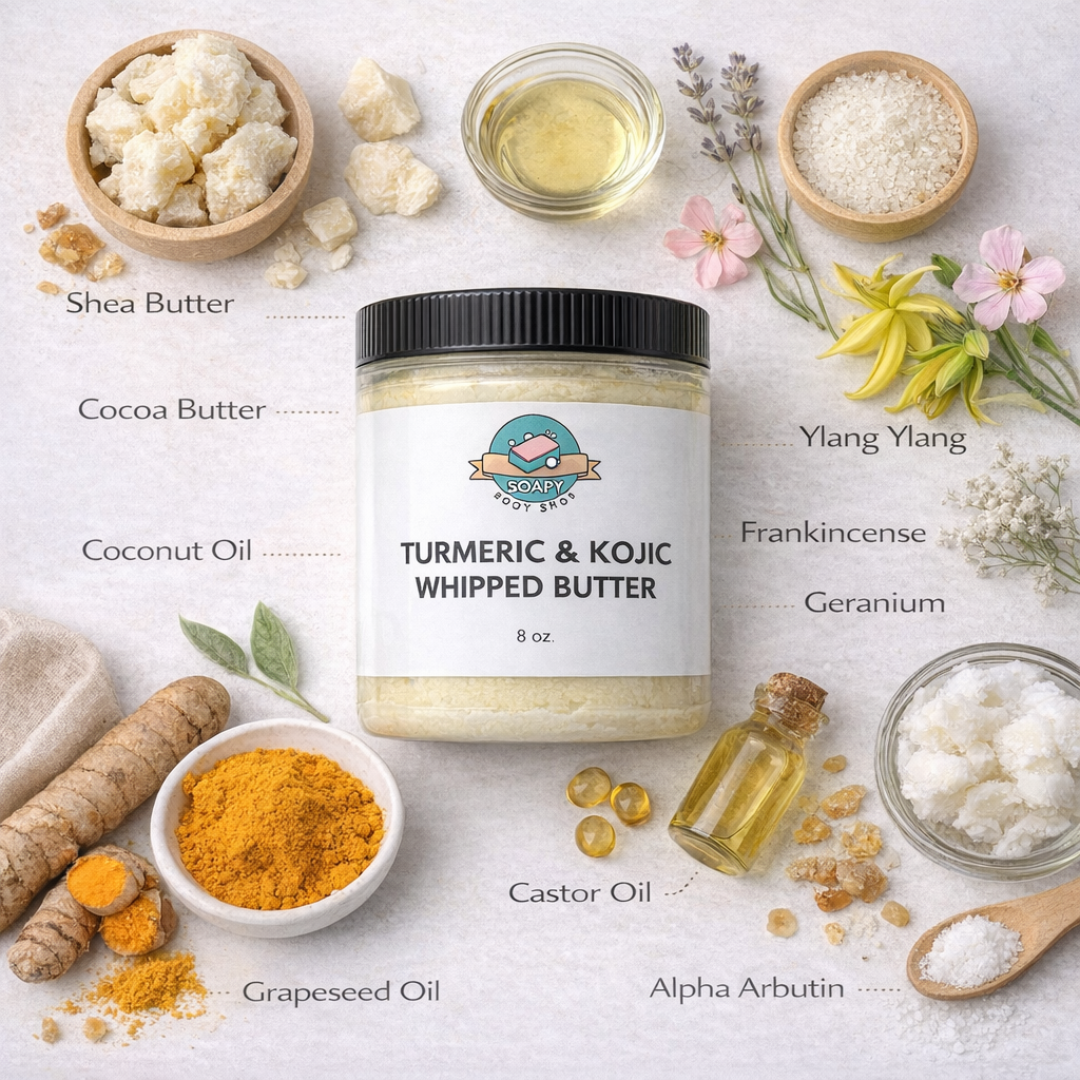 Turmeric & Kojic Acid Whipped Butter - 8oz
