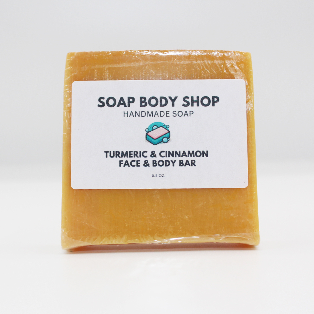 Turmeric Soaps - 6 Pack - Lavender, Cinnamon, Vanilla, Frankincense, Ylang Ylang, Jasmine - Gentle Formula, No Kojic Acid3.5 oz
