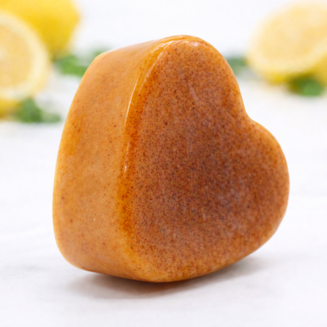 Heart-Shaped Turmeric Soap - 4 oz