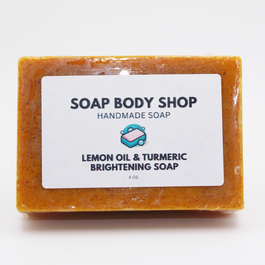 Lemon & Turmeric Soap, No Kojic Acid - 4 oz