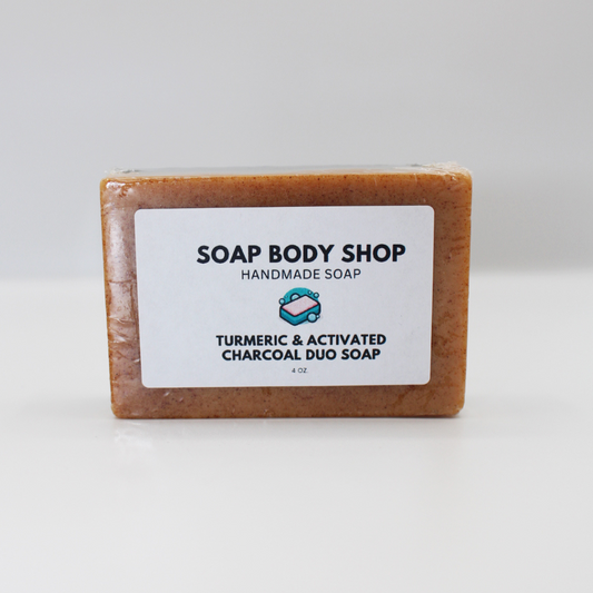 Activated Charcoal & Turmeric Soap Bar, 4oz