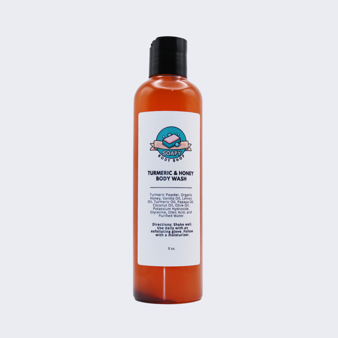 Turmeric & Honey Brightening Body Wash - 8oz