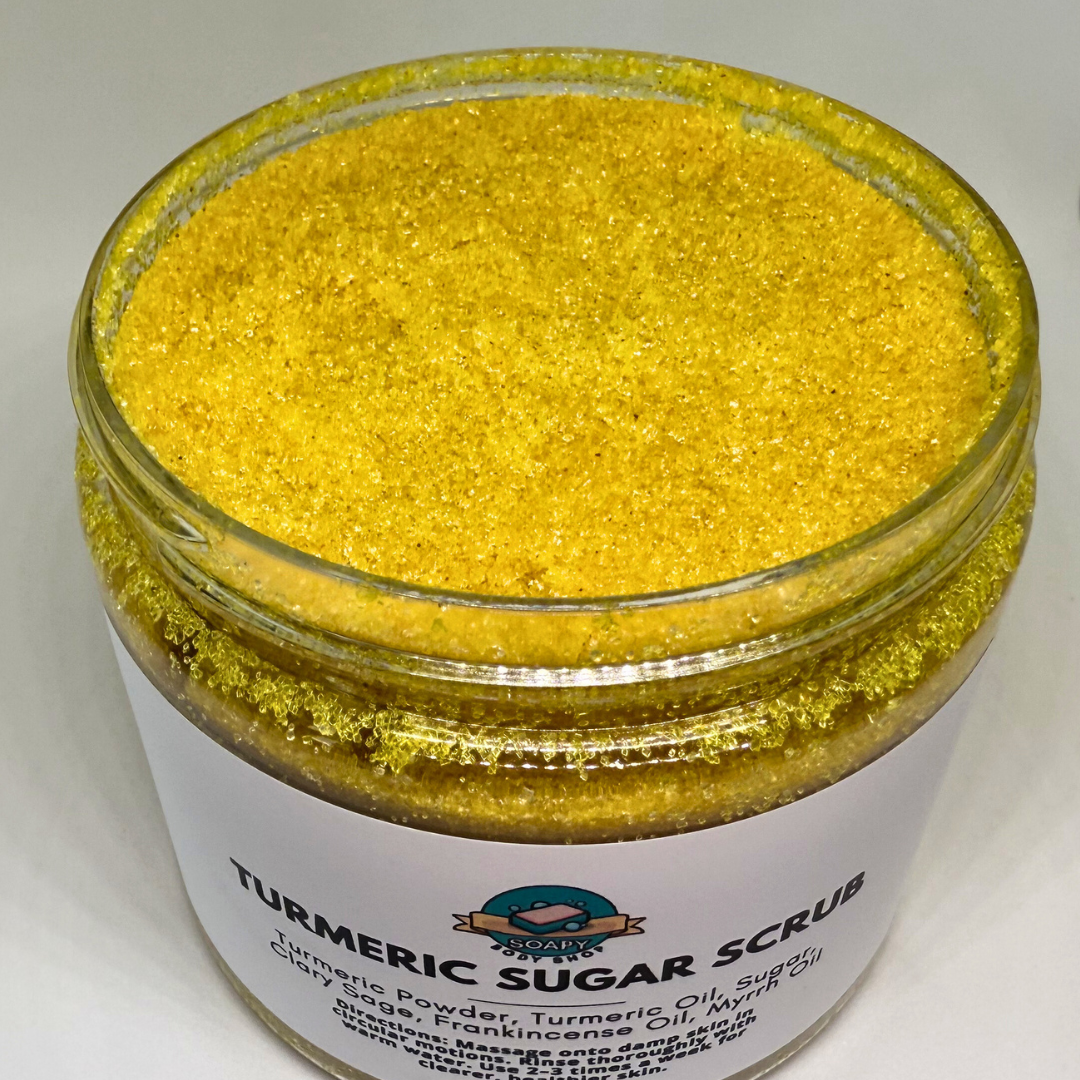 Turmeric Brightening Sugar Scrub - 16oz