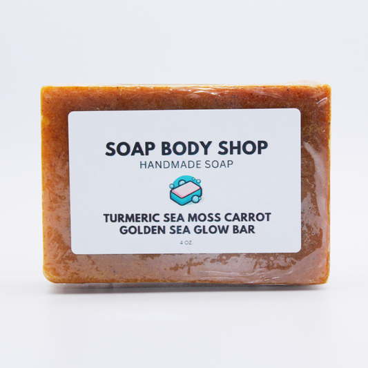 Turmeric Sea Moss Carrot Kojic Soap Bar - 4 oz