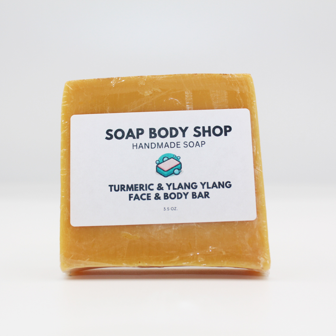 Turmeric Soaps - 6 Pack - Lavender, Cinnamon, Vanilla, Frankincense, Ylang Ylang, Jasmine - Gentle Formula, No Kojic Acid3.5 oz