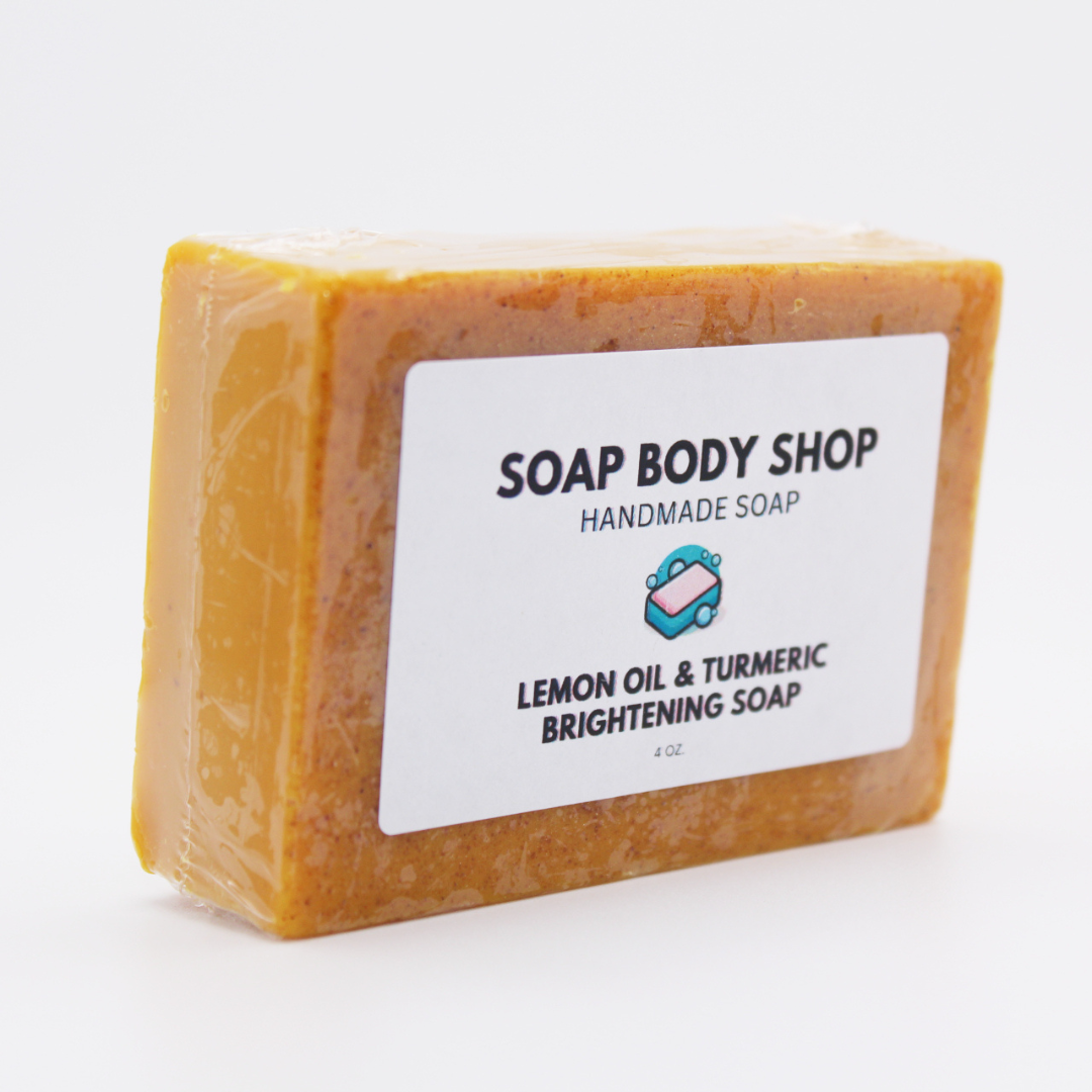 Lemon & Turmeric Soap, No Kojic Acid - 4 oz