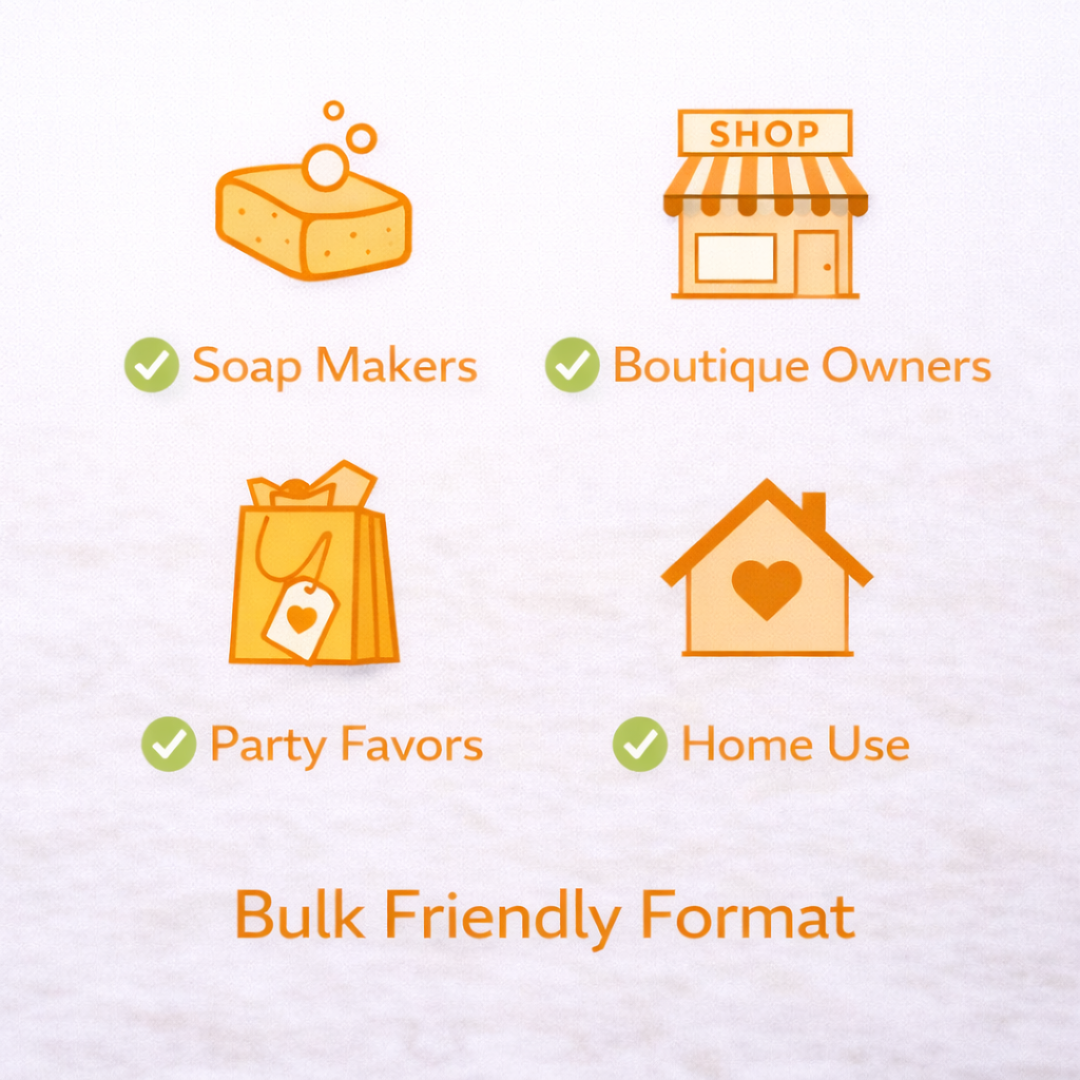 Turmeric & Lemon Essential Oil Kojic Soap Loaf - 3 LB (Uncut)