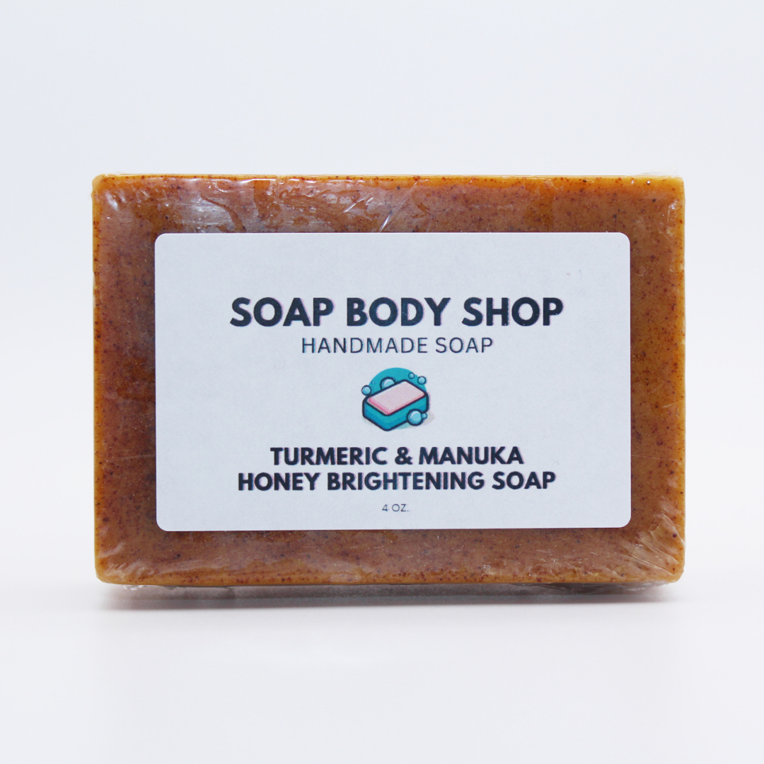 6-Piece Honey Body Wash & Soap Bar Set - 8oz Body Wash, 4oz Soap