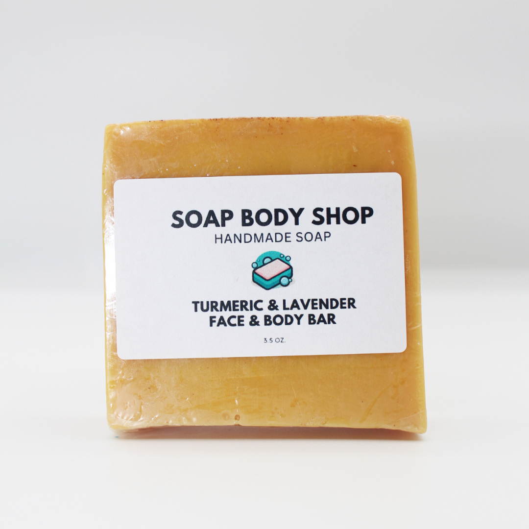 Turmeric Soaps - 6 Pack - Lavender, Cinnamon, Vanilla, Frankincense, Ylang Ylang, Jasmine - Gentle Formula, No Kojic Acid3.5 oz
