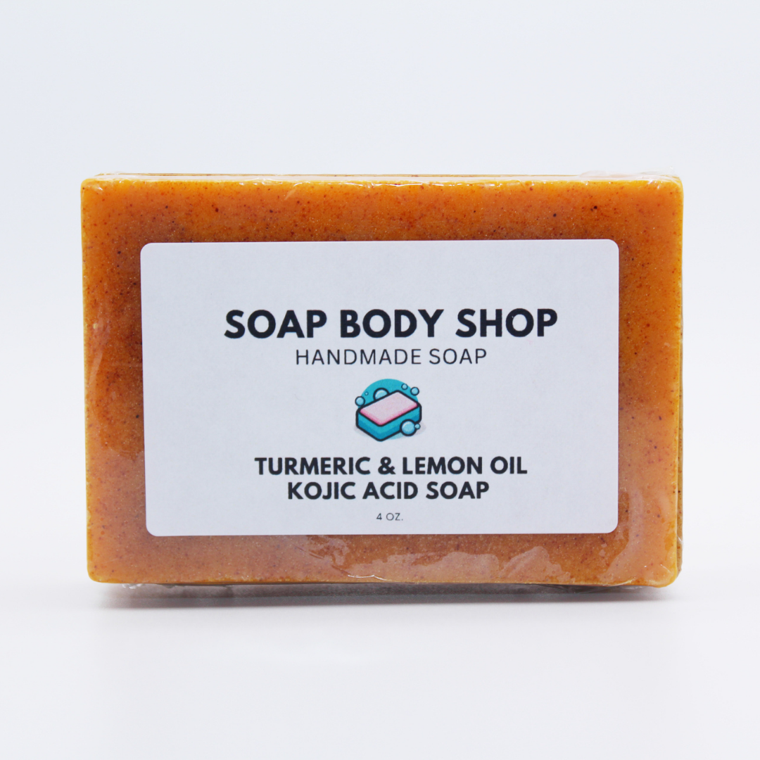 8-Piece Turmeric & Kojic Acid Soap Bar Set - 4oz Each