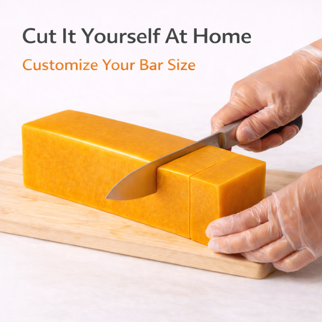 Turmeric & Lemon Essential Oil Kojic Soap Loaf - 3 LB (Uncut)